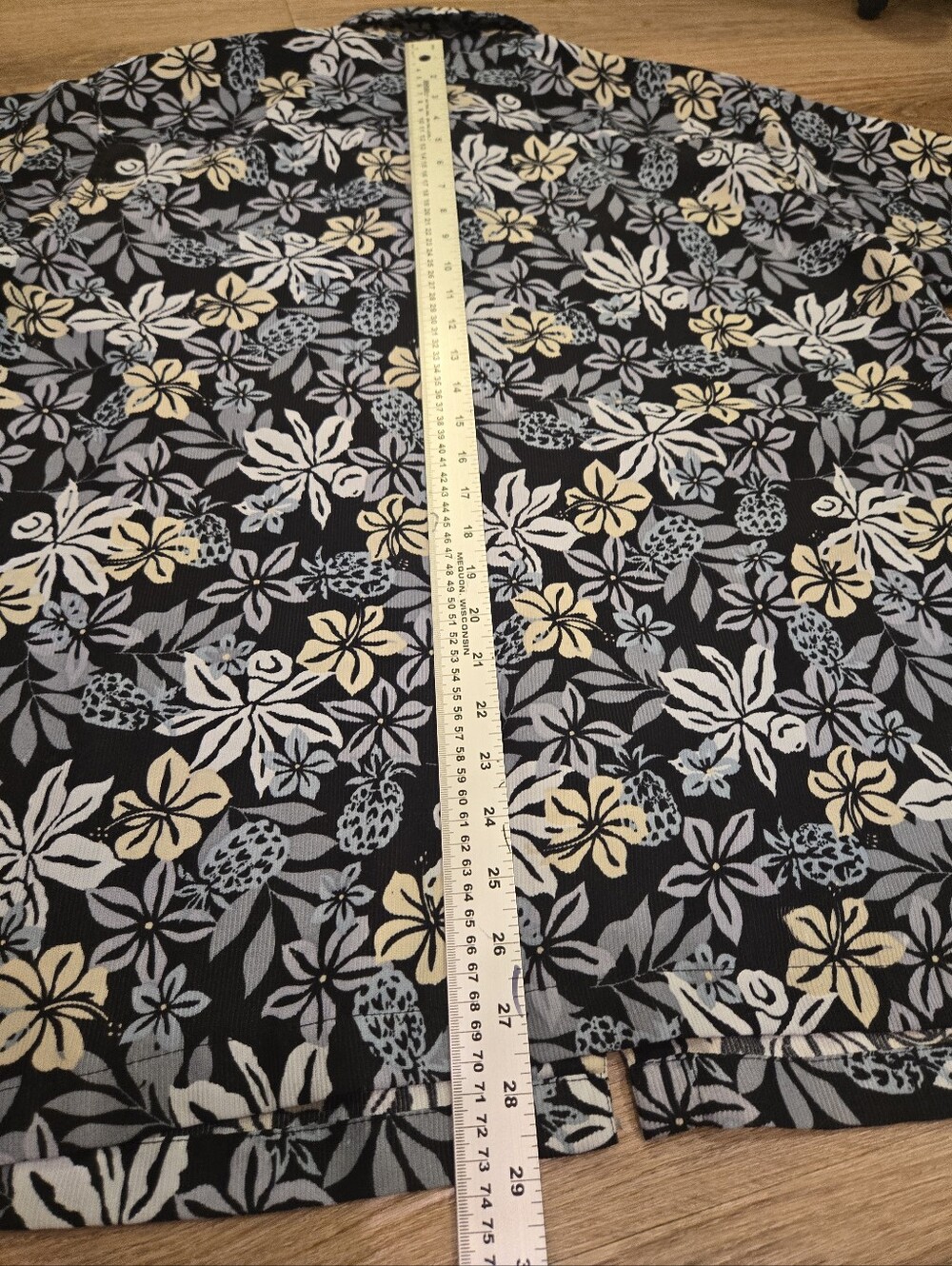Penmans Hawaiian Short Sleeve Button Down Shirt Medium - Picture 7 of 7